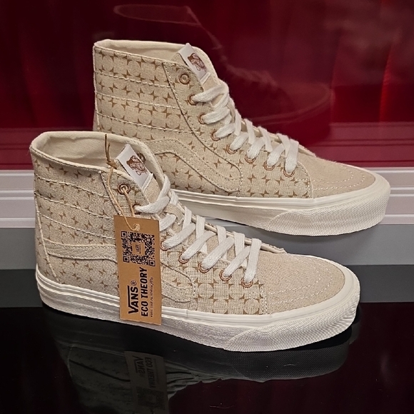 Vans Sk8-Hi Eco Theory Natural Canvas Men’s 8 Women’s 9.5